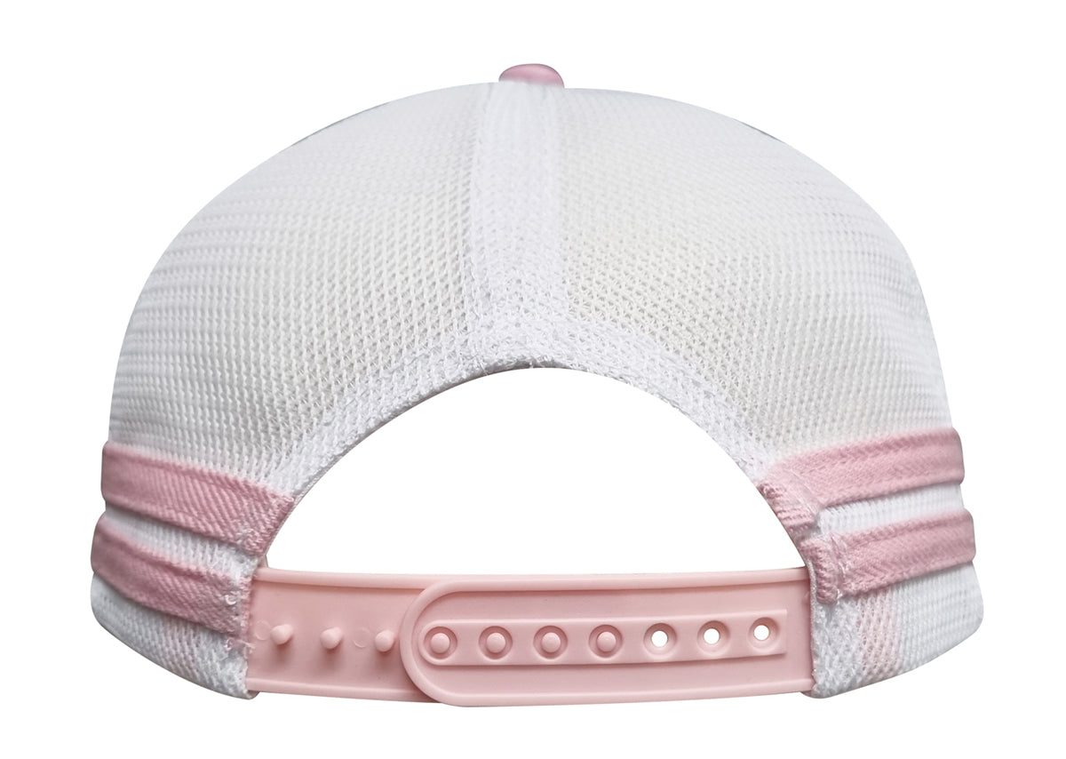 American Premium Twill/Mesh Deep Fit Trucker with Stripes - HW3995