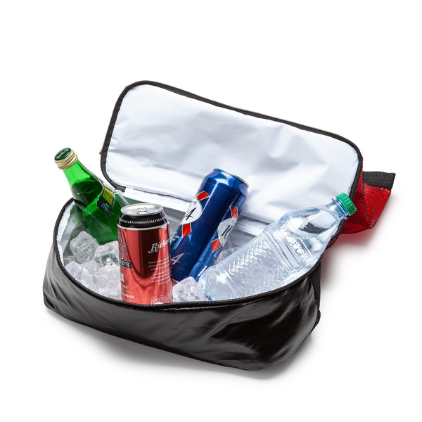 Romney Tote Bag with Separate Waterproof Cooler Bag Compartment - 17.75"W x 15.25"H x 6"D