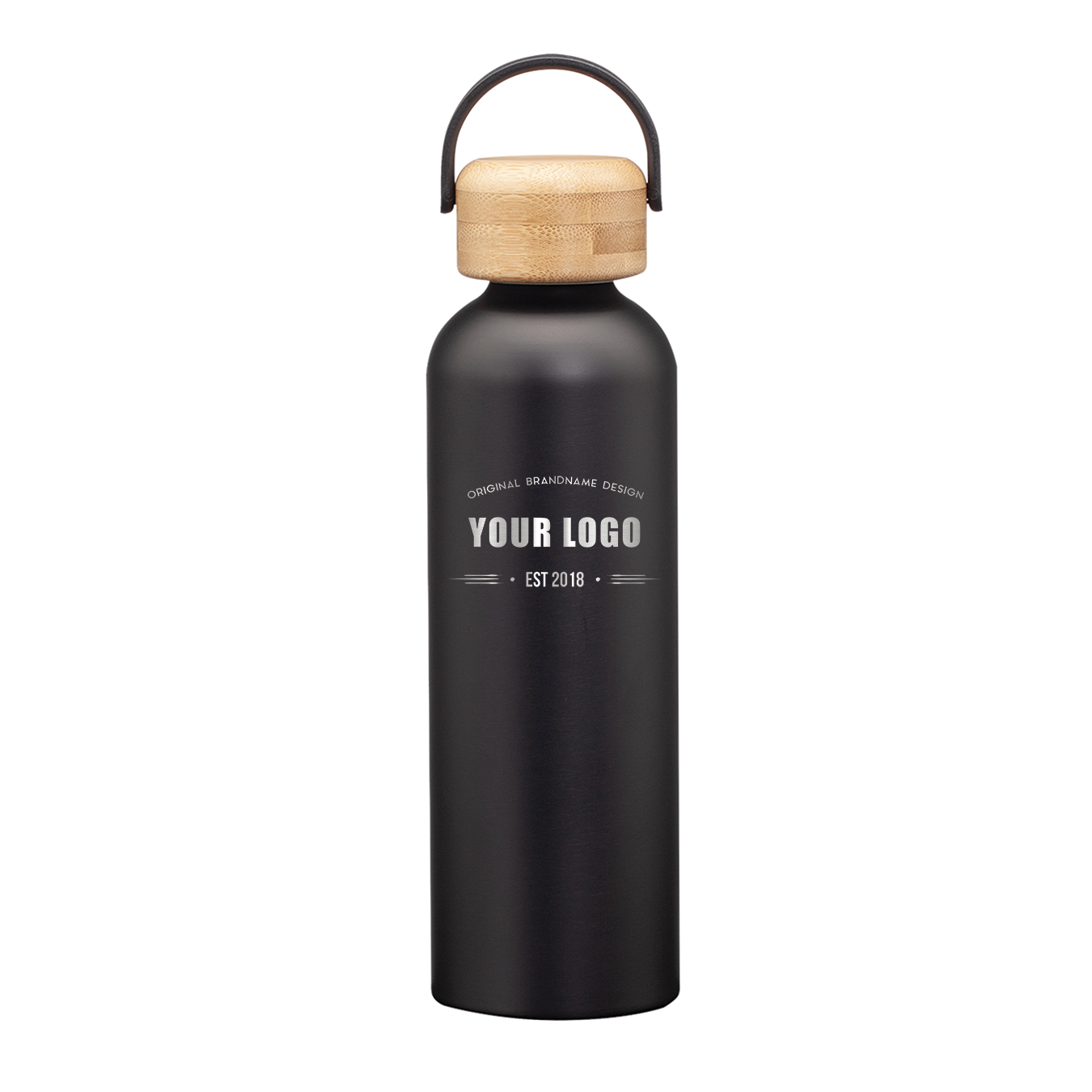 Greenstone Aluminum Water Bottles - 24oz - Laser Engraved Logo - 25pcs to Start