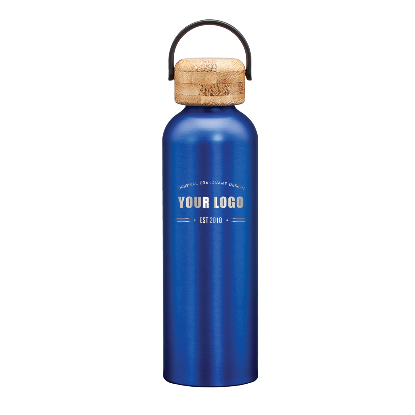 Greenstone Aluminum Water Bottles - 24oz - Laser Engraved Logo - 25pcs to Start