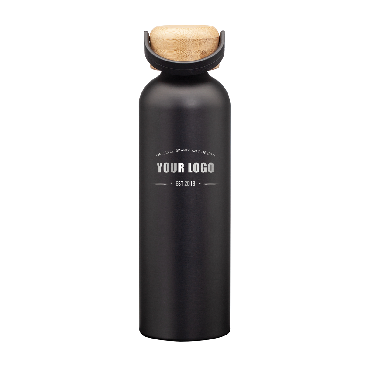 Greenstone Aluminum Water Bottles - 24oz - Laser Engraved Logo - 25pcs to Start