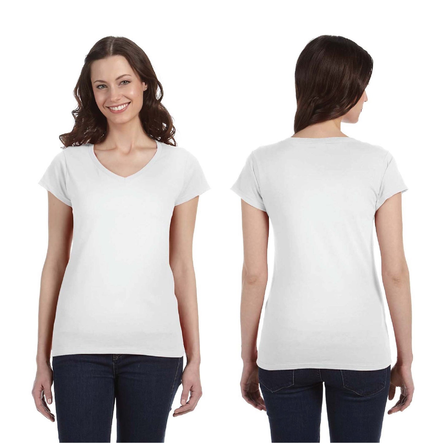 Gildan Softstyle® V-Neck T-Shirt G64VL - Ladies