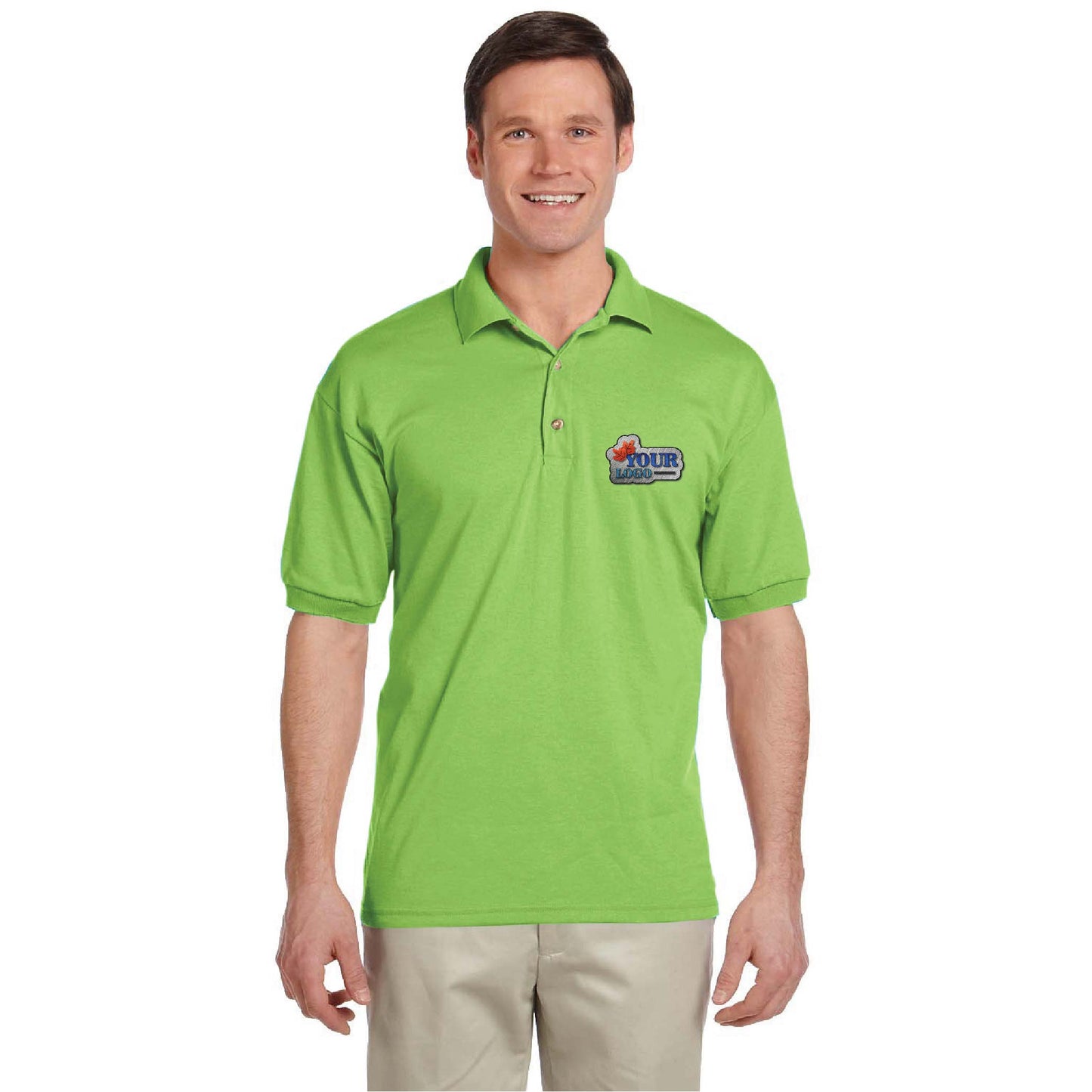 Gildan 50/50 Jersey Polo G880 - Adult (Embroidery Logo)