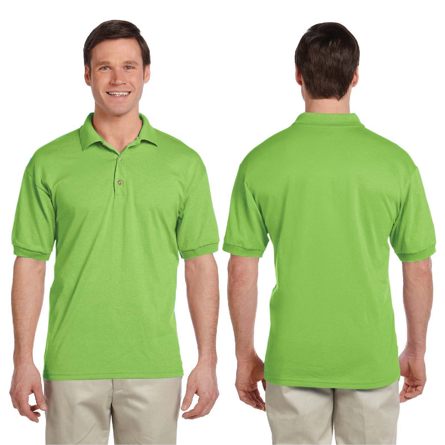 Gildan 50/50 Jersey Polo G880 - Adult (Embroidery Logo)