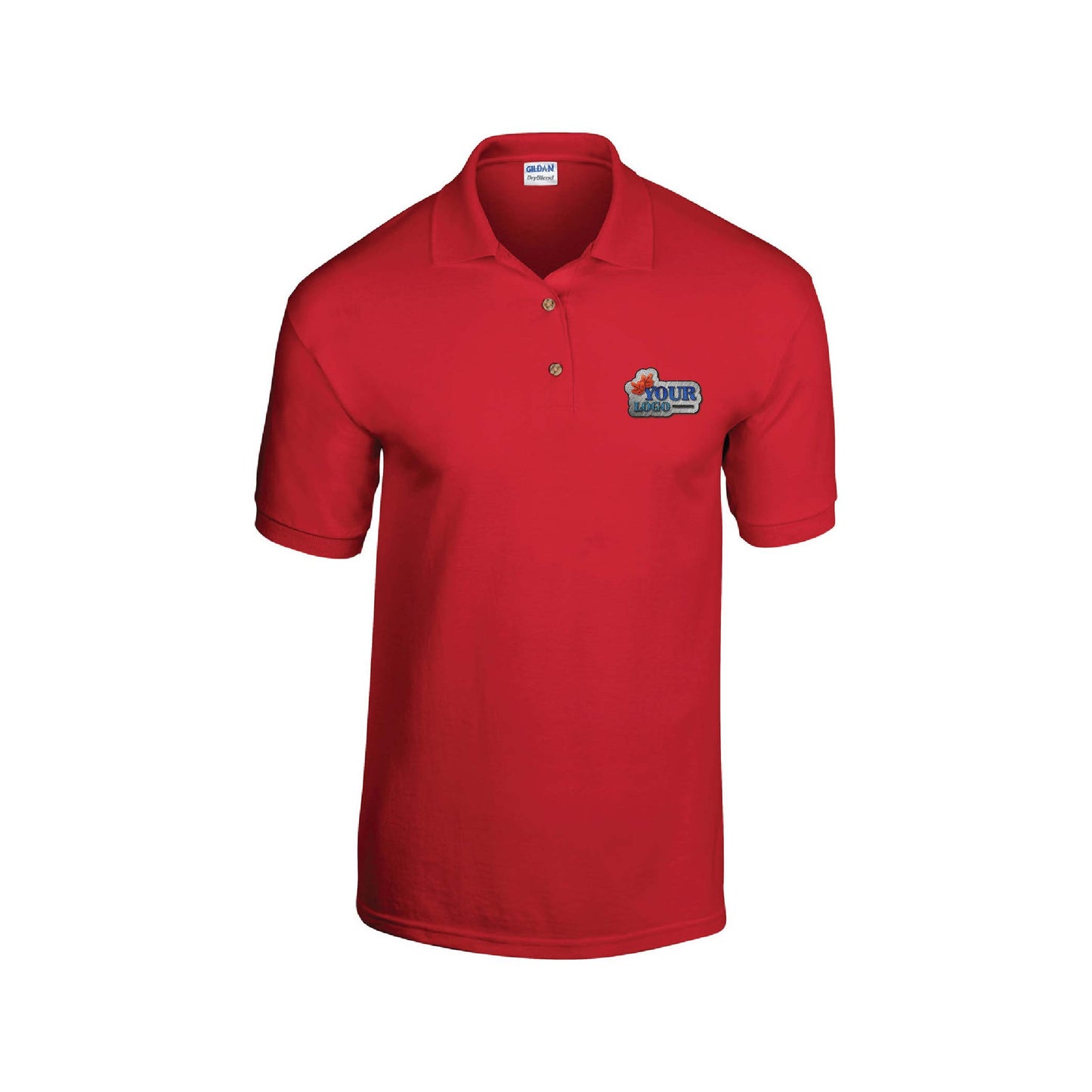 Gildan 50/50 Jersey Polo G880 - Adult (Embroidery Logo)