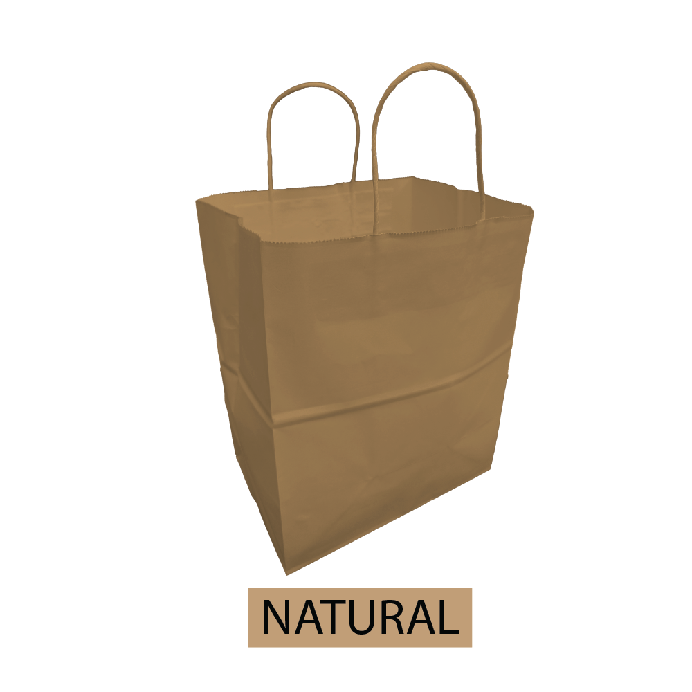 brown paper bags with handles