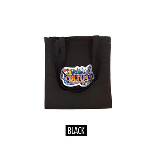 Black Canvas Tote Bag 15” W x 16” H - 5oz Full Colour Printing