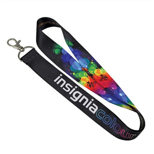 Full Colour Dye Sublimated Print Lanyards with Metal Lobster Clip