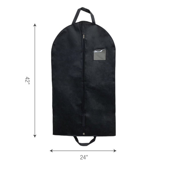 Plain Non-woven Garment Bag Bulk 10pcs per Pack - 24" x 42"