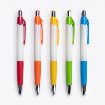 Mardi Gras® Click-Action Plastic Ballpoint Pen - Single Colour or Full Color Printing