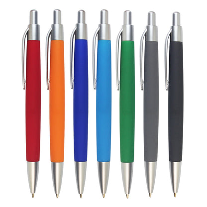 Promo Click-Action Plastic Ballpoint Pen - Single Colour Logo Printed