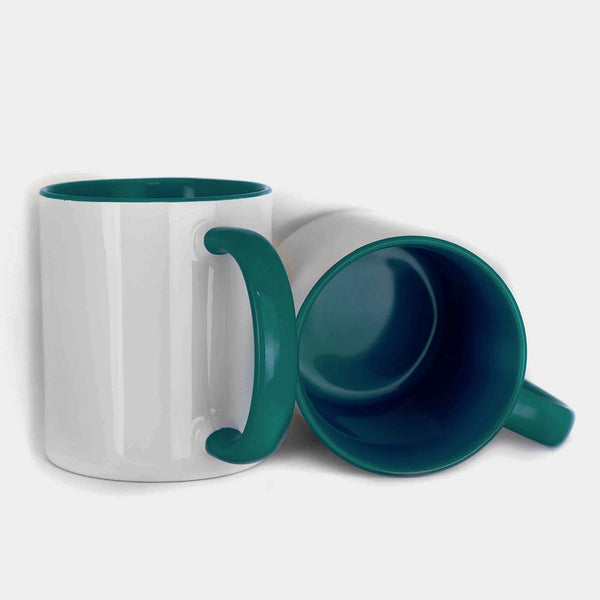 11oz Inner Colored Sublimation Mug - Full Colour Artwork Sublimation Printed