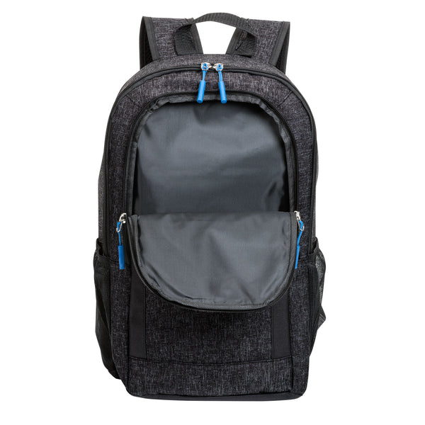 Metropolis Backpack with 3 Zippered Pockets - 11.75” W x 18” H x 3.5” D