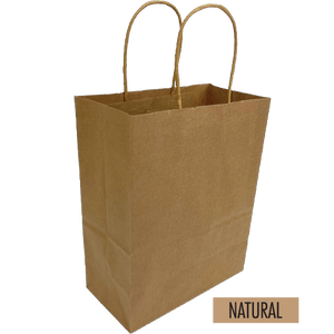 brown paper bags with handles