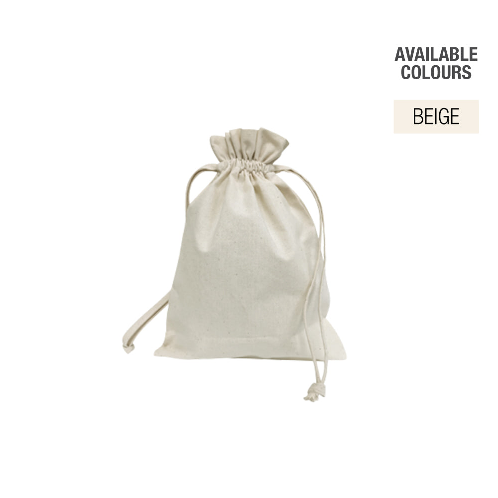 Canvas Accessory Drawstring Bag Bulk 10 pcs / Pack - 8"W x 11"H - 5oz