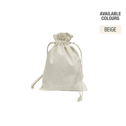 Canvas Accessory Drawstring Bag Bulk 10 pcs / Pack - 8"W x 11"H - 5oz