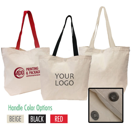 Large canvas bags with handles sale