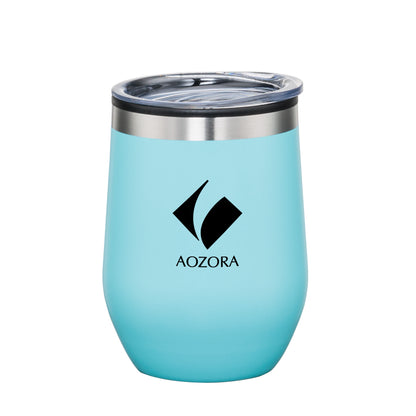Ecrins Double-wall Tumbler Features BPA free lining and Stainless Steel Exterior - 12oz - Custom Screen Printing or Full Colours Logo Printing