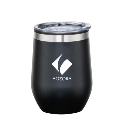 Ecrins Double-wall Tumbler Features BPA free lining and Stainless Steel Exterior - 12oz - Custom Screen Printing or Full Colours Logo Printing