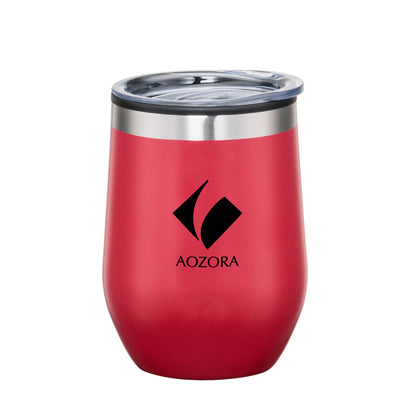 Ecrins Double-wall Tumbler Features BPA free lining and Stainless Steel Exterior - 12oz - Custom Screen Printing or Full Colours Logo Printing
