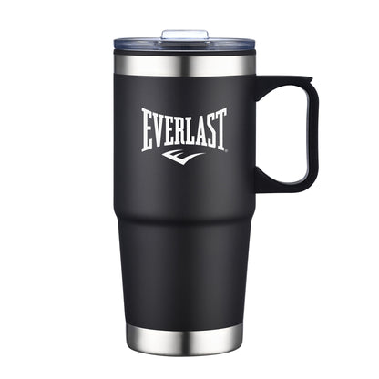 Flora Double Wall Travel Mug w/ Sliding Closure on the Lid - 24oz - Custom Screen Printing or Full Colours Logo Printing