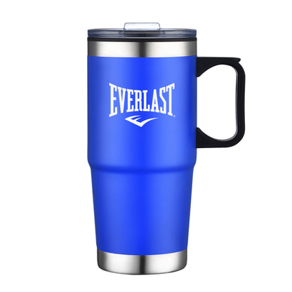 Flora Double Wall Travel Mug w/ Sliding Closure on the Lid - 24oz - Custom Screen Printing or Full Colours Logo Printing