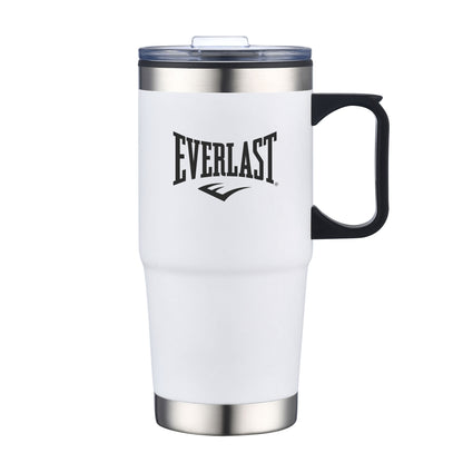 Flora Double Wall Travel Mug w/ Sliding Closure on the Lid - 24oz - Custom Screen Printing or Full Colours Logo Printing