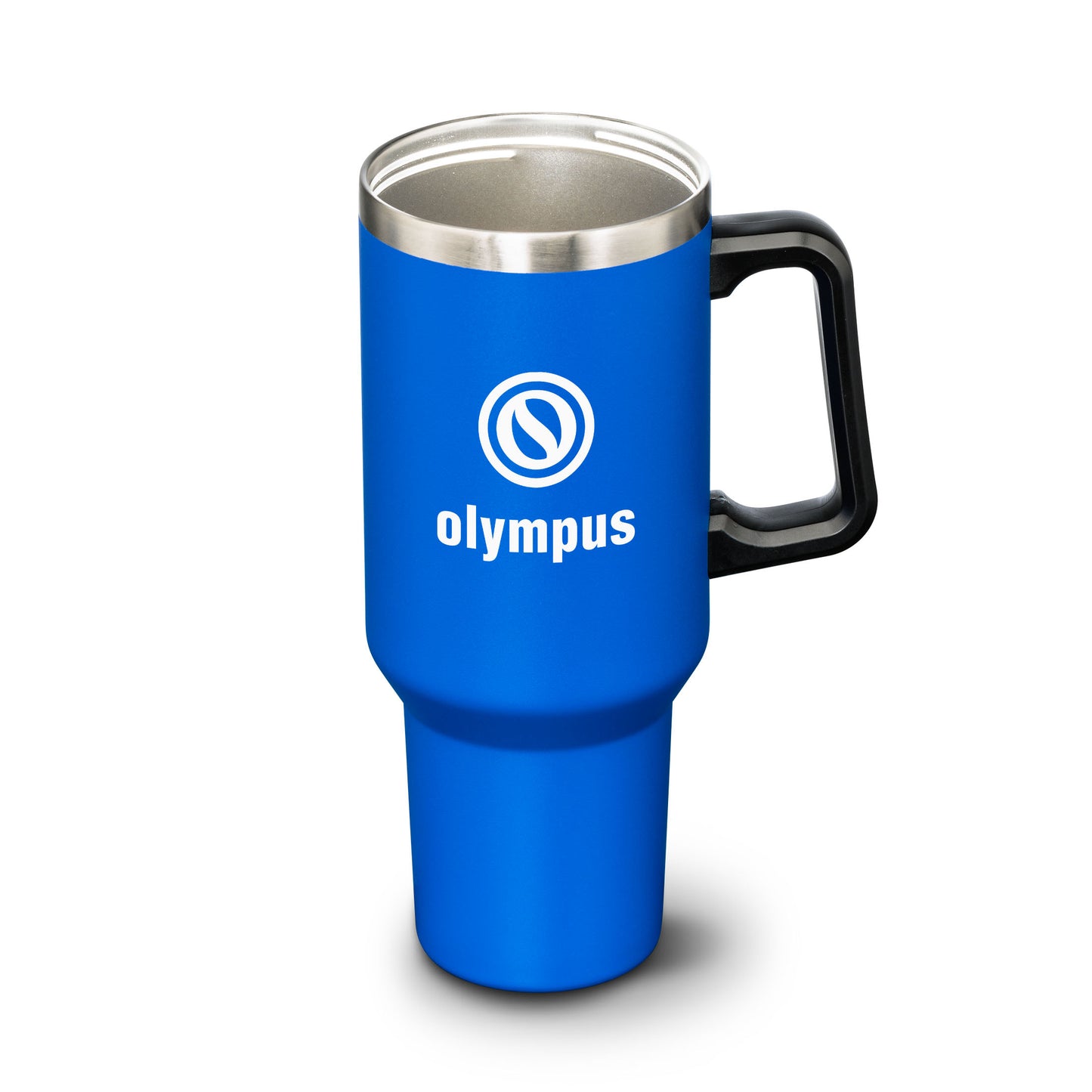 Double Insulated Compeer Handle Travel Mug w/Straw - 40oz - Custom Screen Printing or Full Colours Logo Printing