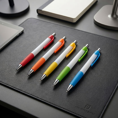 Mardi Gras® Click-Action Plastic Ballpoint Pen - Single Colour or Full Color Printing