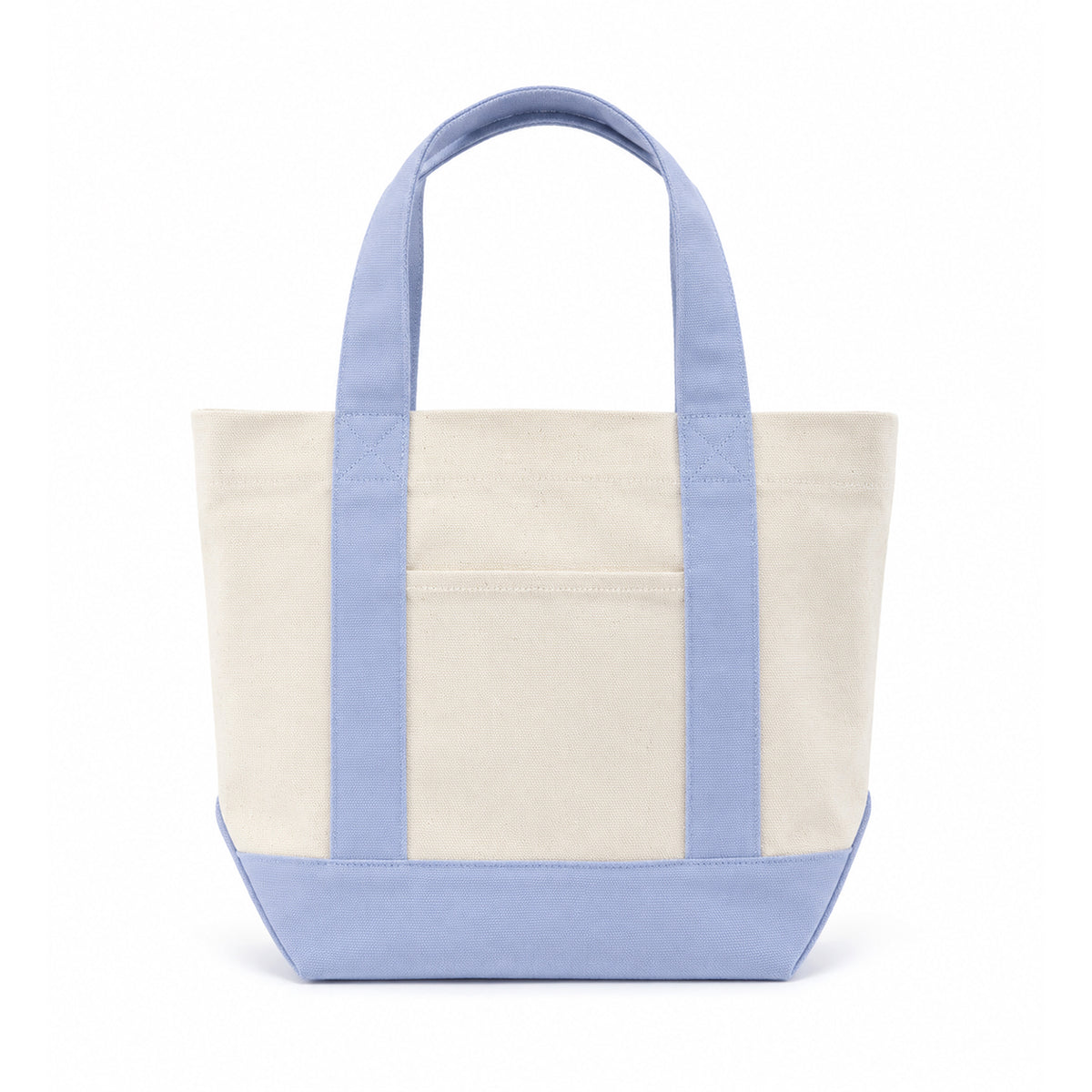 Trader Joe Mini Two-Tone Canvas Carryall Tote Bags Bulk 10 pcs/pack - 13"W x 5.5“Dx 11"H - 12oz