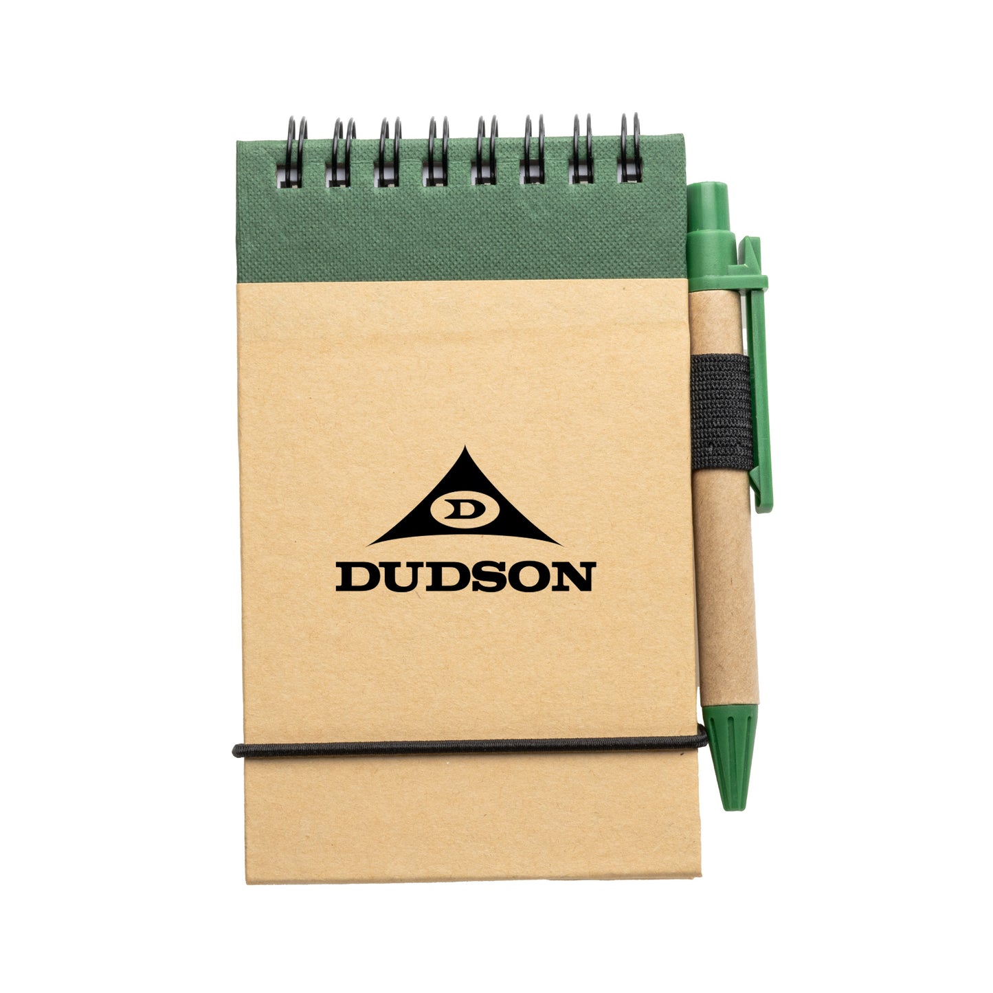 Recycled Flip-up Notepad and Pen Set  - Custom Logo Printed
