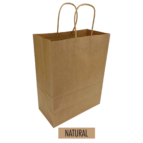 brown paper bags with handles