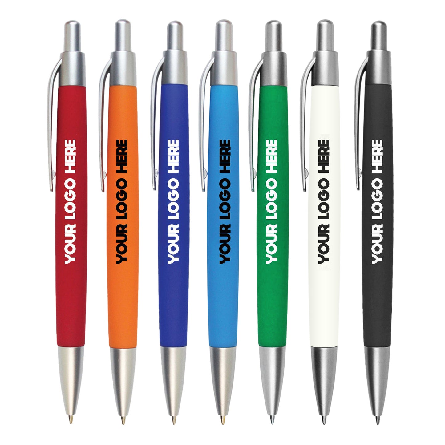 Promo Click-Action Plastic Ballpoint Pen - Single Colour or Full Color Printing