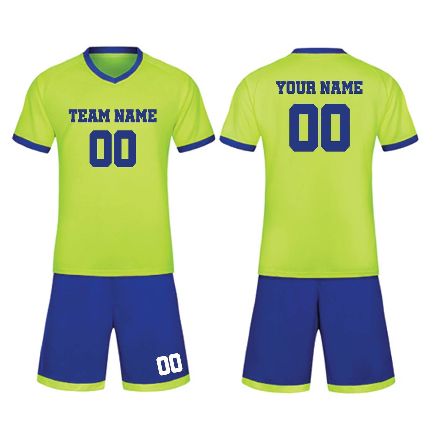 Soccer Uniform with Jerseys and Shorts - Custom Team Logo, Name, and Number Printed