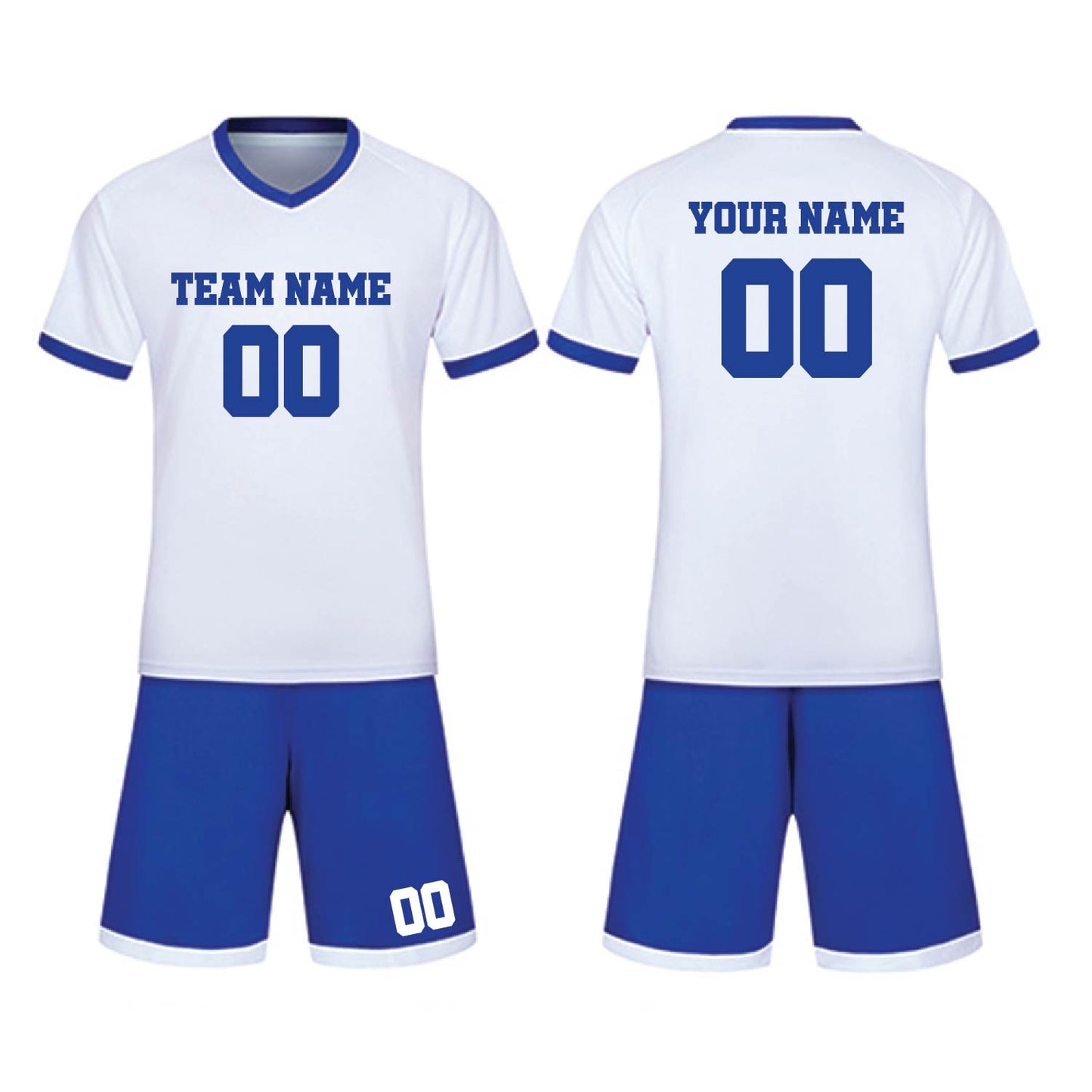 Soccer Uniform with Jerseys and Shorts - Custom Team Logo, Name, and Number Printed
