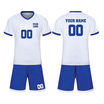 Soccer Uniform with Jerseys and Shorts - Custom Team Logo, Name, and Number Printed