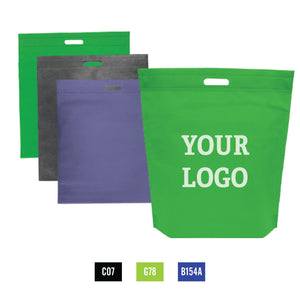 A collection of colorful promotional bags with your logo