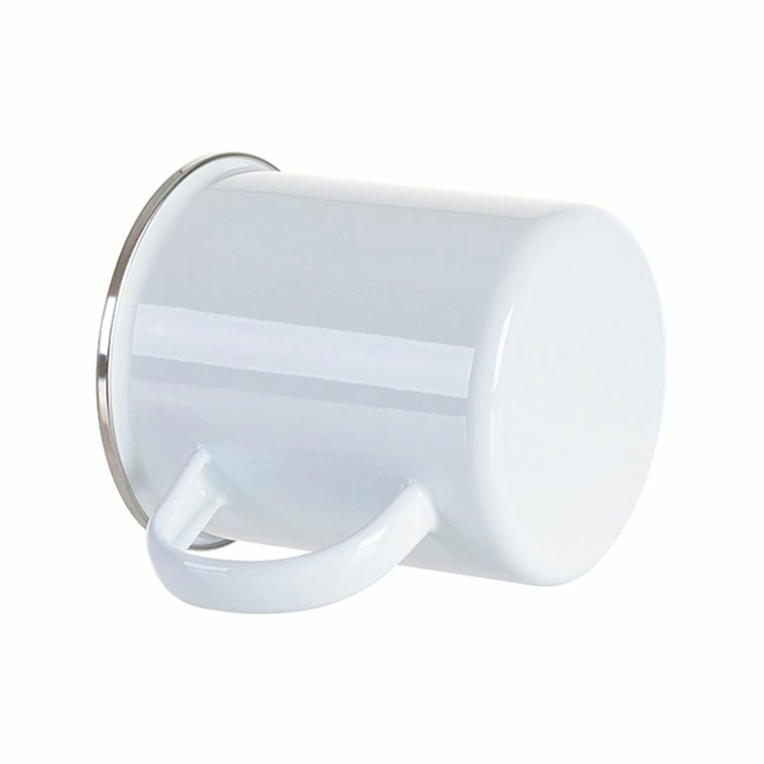 17oz 500ml Enamel Cup with Flat Bottom - Full Colour Artwork Sublimation Printed