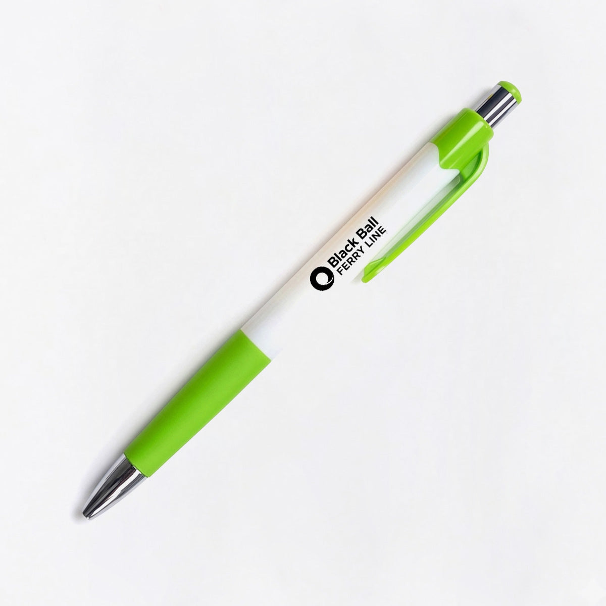 Mardi Gras® Click-Action Plastic Ballpoint Pen - Single Colour or Full Color Printing