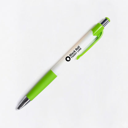 Mardi Gras® Click-Action Plastic Ballpoint Pen - Single Colour or Full Color Printing