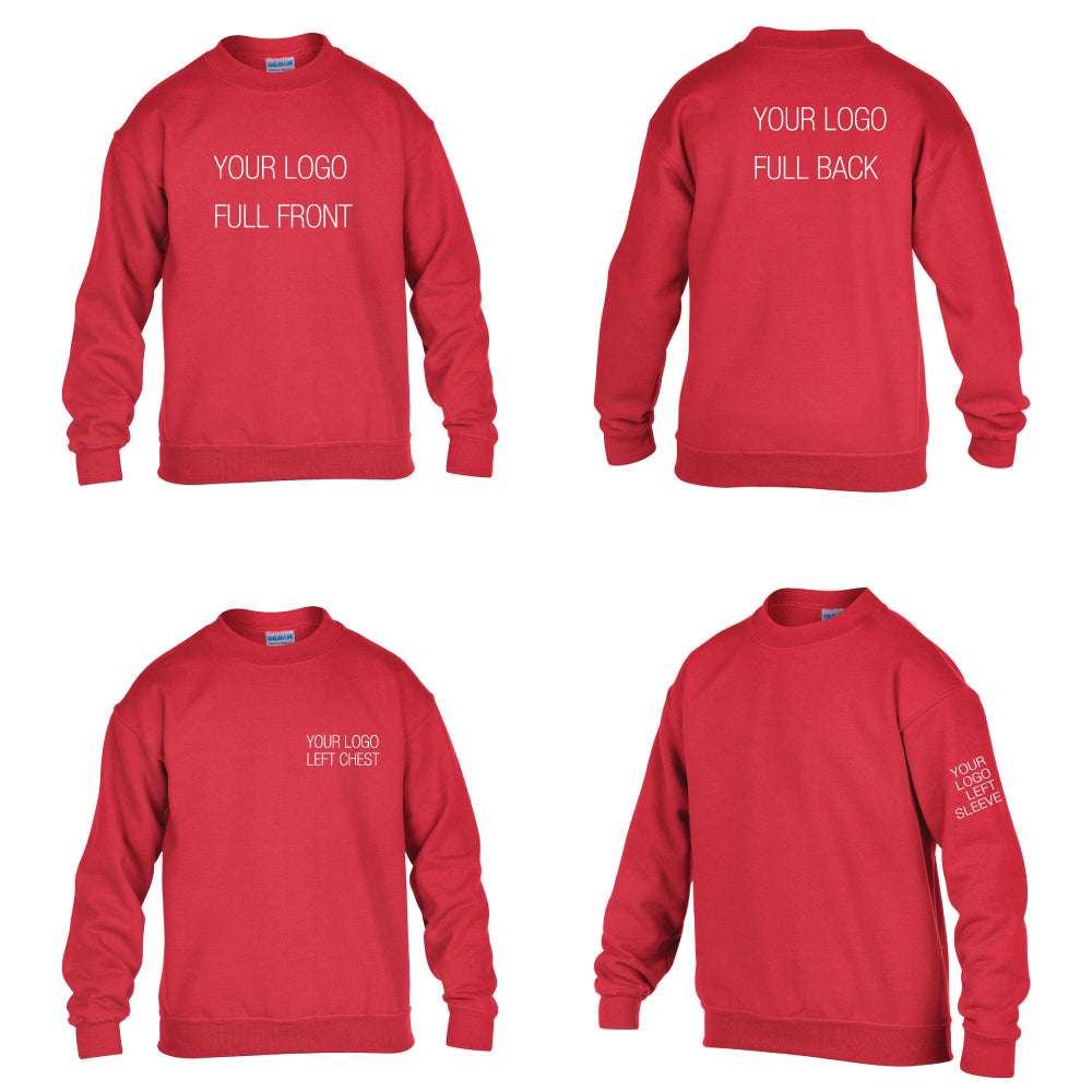 Gildan Heavy Blend™ 50/50 Fleece Crew G180B - Youth