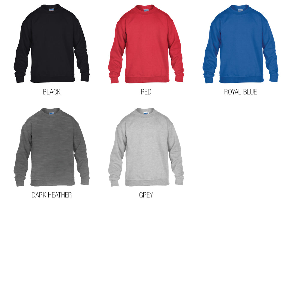 Gildan Heavy Blend™ 50/50 Fleece Crew G180B - Youth