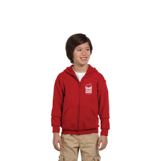 Gildan Heavy Blend™ 50/50 Full-Zip Hooded Sweatshirt Hoodie G186B - Youth