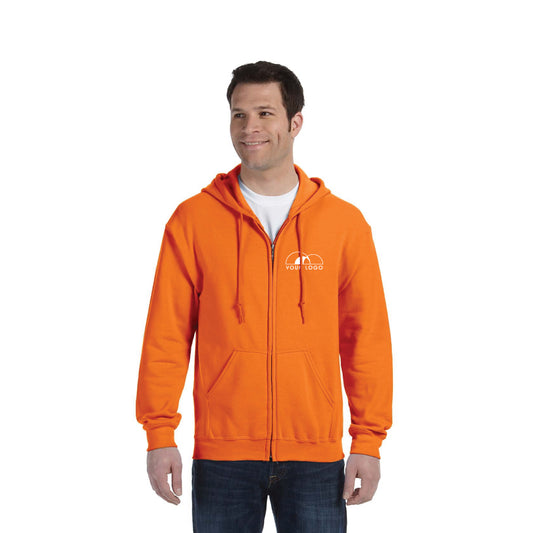 Gildan Heavy Blend™ 50/50 Full-Zip Hooded Sweatshirt Hoodie G186 - Adult