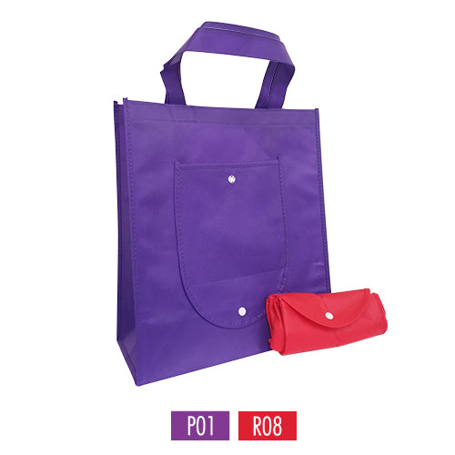 Bulk 10pcs per Pack - Plain Foldable Non-woven Bag 13" x 6" x 15"